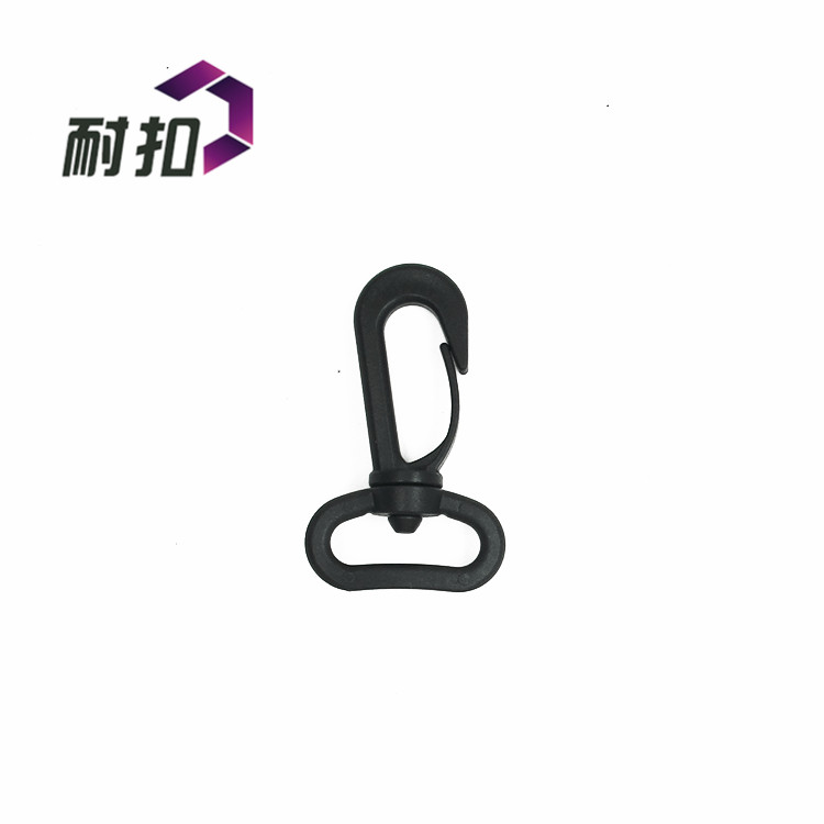 箱包配件 塑料旋轉(zhuǎn)鉤扣 32mm塑膠扣具 廠家大量生產(chǎn)銷(xiāo)